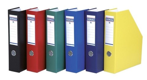 Pojemnik na dokumenty pionowy A4 niebieski karton pokryty folią [mm:] 320x245x 75 Donau (3949001PL-10)