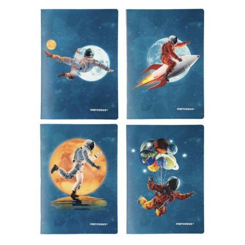 Zeszyt A5 COSMO PP 60k. 75g krata Narcissus