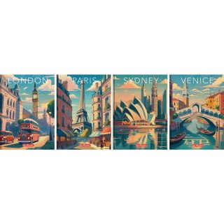 Brulion A6 Retro City 96k. 70g krata Herlitz (400196851)
