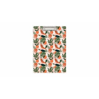 Deska z klipem (podkład do pisania) A4 TROPICAL mix Biurfol (KHN-01-43)