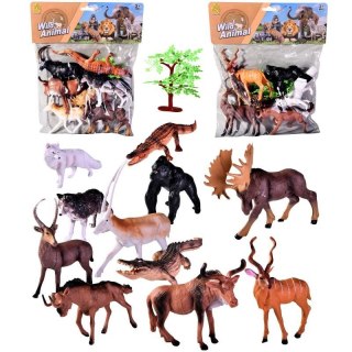 Figurka ZWIERZĘTA DZIKIE ZOO 6 SZTUK Trifox (A-2299)