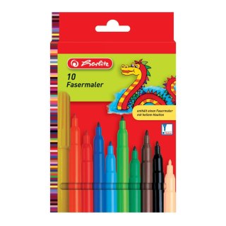 Flamaster 8649139 10 kol. Herlitz (300010401)