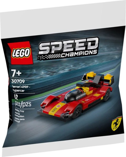 Klocki konstrukcyjne Speed Champions Ferrari 499P - hipersamochód Lego (30709)