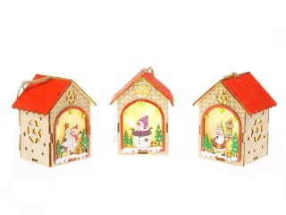 Lampion świąteczny LED domek Adar (566163)