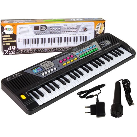 Organy Keyboard MQ4919 Mikrofon Organki 49 Klawiszy Lean (14615)