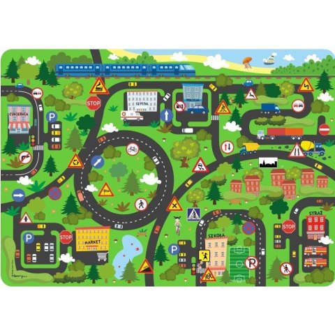 Podkład na biurko znaki drogowe mix PVC PCW Henry (5907222713709)