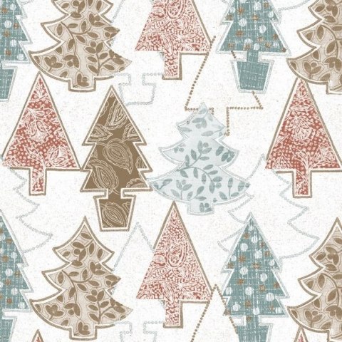 Serwetki gwiazdka mix bibuła [mm:] 330x330 Pol-mak (Sd GW)