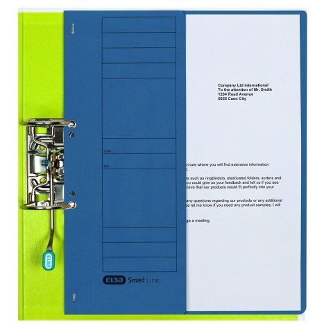 Skoroszyt A4 niebieski karton 250g Elba (100551876)