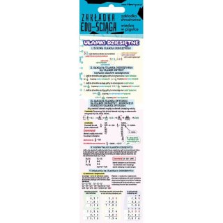 Zakładka do książki Ściąga ułamki dziesiętne Henry (5905701482726)