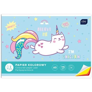 Zeszyt papierów kolorowych A4 10k Interdruk (ZEPKA4)