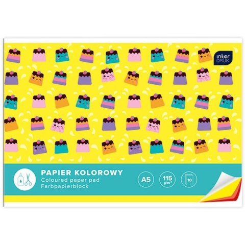 Zeszyt papierów kolorowych A4 10k Interdruk (ZEPKA4)