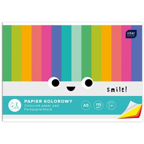Zeszyt papierów kolorowych A4 10k Interdruk (ZEPKA4)