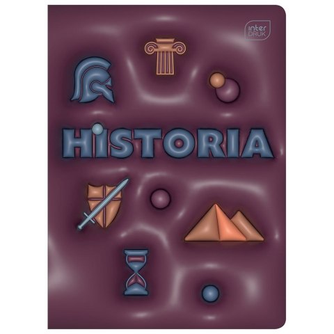 Zeszyt tematyczny A5 HYBRID HISTORIA 60k. 70g krata Interdruk (+pigułka wiedzy)