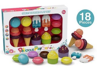 Artykuły kuchenne zestaw deserowy, 18 części Adar (603004)