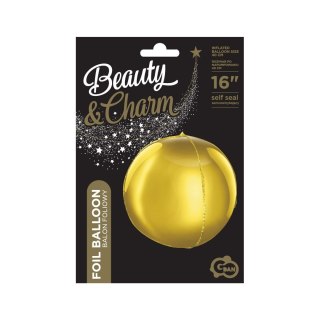 Balon foliowy kula złota 16cal Godan (BK-HZL)