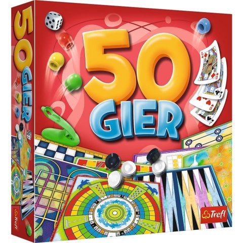 Gra strategiczna Kalejdoskop 50 gier Trefl 50 gier Trefl (02116)