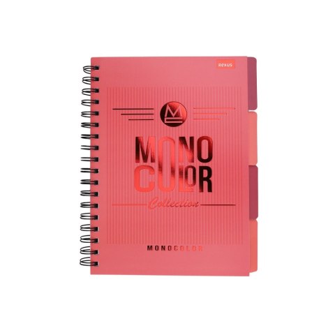 Kołozeszyt (kołonotatnik) B5 monokolor 96k. krata Beniamin (5337)