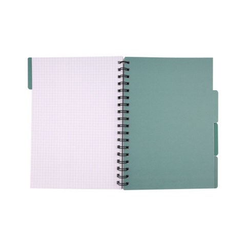 Kołozeszyt (kołonotatnik) B5 monokolor 96k. krata Beniamin (5337)