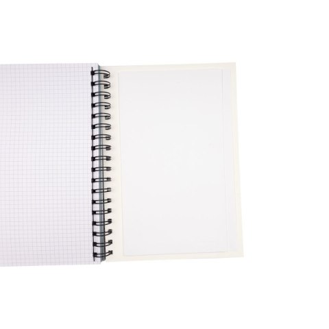 Kołozeszyt (kołonotatnik) B5 monokolor 96k. krata Beniamin (5337)