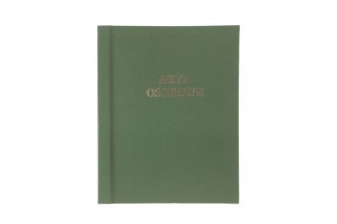 Teczka do akt osobowych A4 ABCDE sztywny grzbiet zielony karton Warta (339-101)