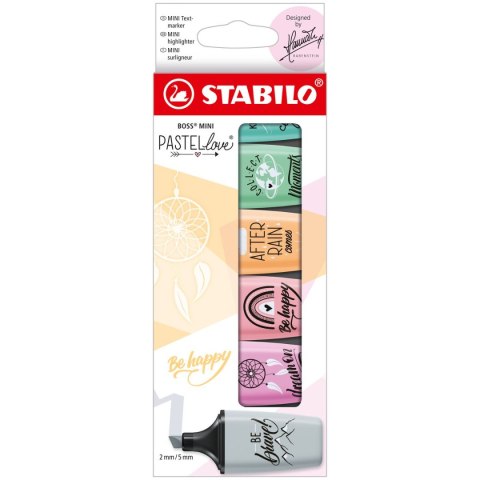 Zakreślacz BOSS mini 4006381577007 wkład mix 5,0mm Stabilo (07/06-29)