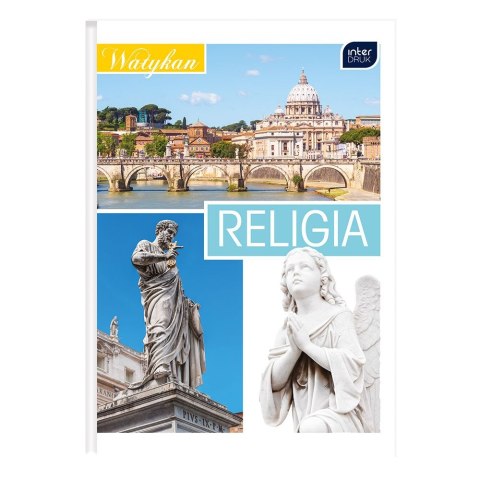 Brulion tematyczny A5 64k. 70g krata Interdruk (BRA5REL)