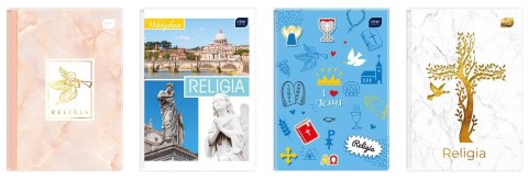 Brulion tematyczny A5 64k. 70g krata Interdruk (BRA5REL)