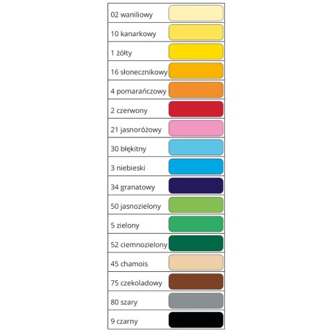 Brystol czerwony Happy Color (HA 3527 5070-2)
