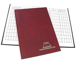 Dziennik korespondencyjny A4 Księga Korespondecyjna 96k. Warta (229-007)