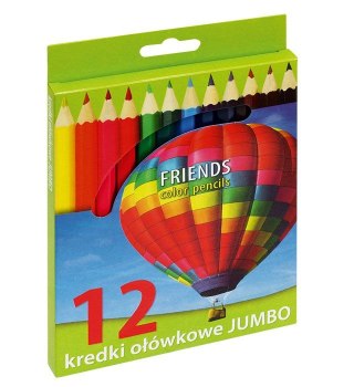 Kredki ołówkowe Jumbo 12 kol. Fiorello (170-1370)
