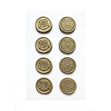 Lak do pieczęci samoprzylepne róża i mandala Argo (254065)