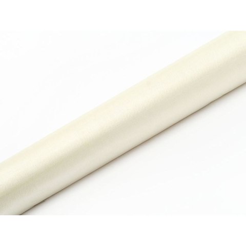 Organza organza Gładka 0,36x9 [mm x m] KREMOWY JASNY Partydeco (ORPO -079J)