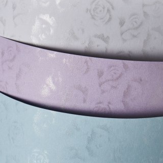 Papier ozdobny (wizytówkowy) A4 Małe róże niebieski 220g Galeria Papieru (203508)