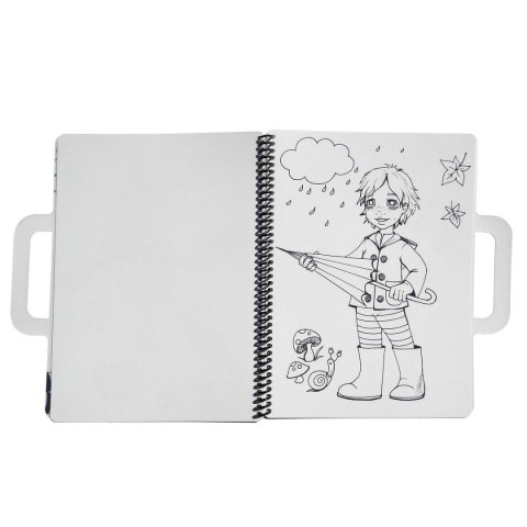 Podkład na biurko FUNNY MAT white KSIENICZKA do kol.POGODA sfu1164 biały polipropylen PP [mm:] 160x210 Strigo (8681379311649)