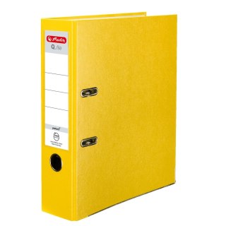 Segregator dźwigniowy Q. file Standard 0011167442 A4 80mm żółty Herlitz (300003087)