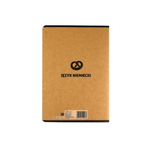 Zeszyt A5 Kraft Liner j.niemiecki 70g krata [mm:] 147x209 Beniamin (6102083)
