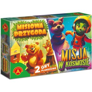 Gra planszowa Misiowa Przygoda / Misja w Kosmosie Alexander