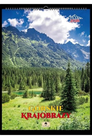 Kalendarz ścienny NA SPIRALI GÓRSKIE KRAJOBRAZY A4 Pan Kalendarzyk (KS A4 V.4)