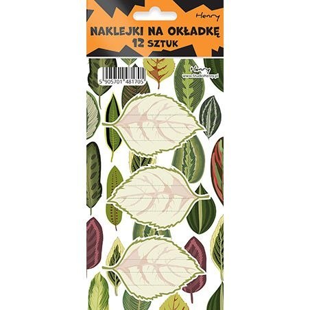 Naklejka na zeszyt Liście Henry (5905701481705)