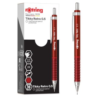 Ołówek automatyczny TIKKY RETRO RED MP 0,5 0,5mm Rotring (2202568)