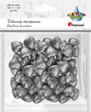 Ozdoba styropianowa Craft-Fun Series serduszka 20mm Titanum (20YX0326-S)