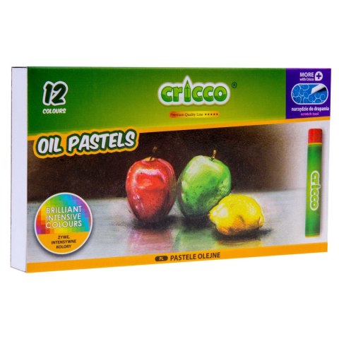 Pastele olejne 12 kol. Cricco (CR48112/A)