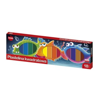 Plastelina 18 kol. mix Mona