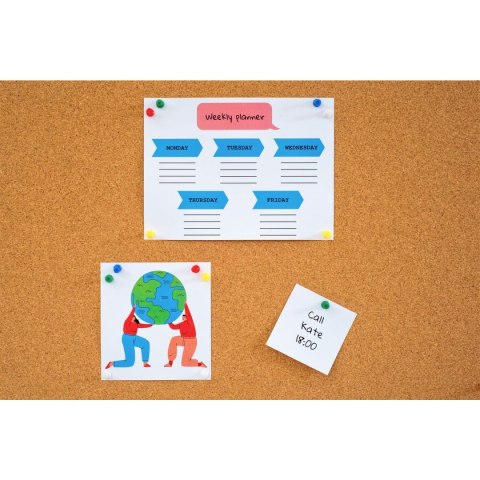 Tablica korkowa w drewnianej ramie [mm:] 500x400 Memoboards (TC54)