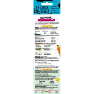 Zakładka do książki Ściąga czasowniki Henry (5905701482771)