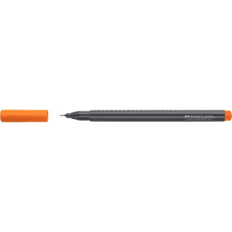 Cienkopis Faber-Castell Grip Finepen 0,4 pomarańczowy (FC151615)