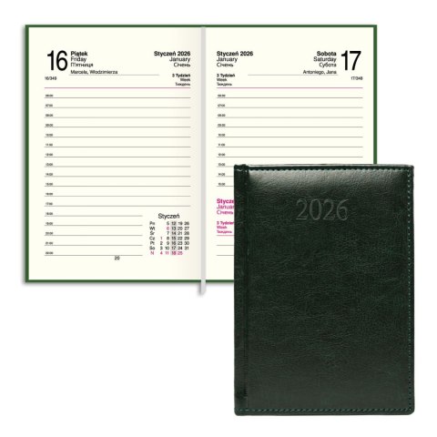 Kalendarz książkowy (terminarz) FIGARO A6 Press (DZIENNY)