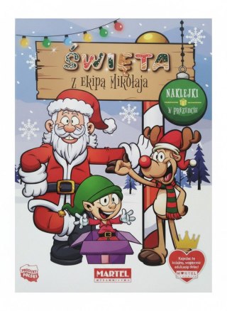 Kolorowanka Święta z ekipą Mikołaja Martel