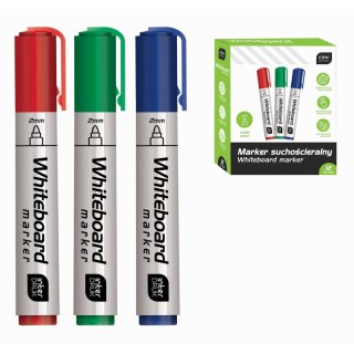 Marker suchościeralny wkład mix okrągła końcówka Interdruk (IMARTAB)