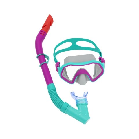 Maska pływacka Dziecięcy Zestaw Do Nurkowania Różowy Maska, Płetwy, Rurka Best Way (14444)